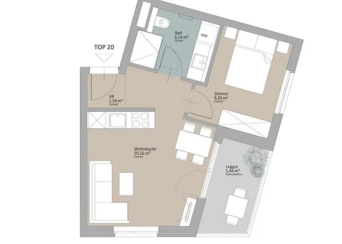Апартаменти Free Parking I Balcony I 5 Min To Train Station Відень